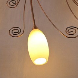 Artistic Aluminum Flush Mount Lights With 12 Lights