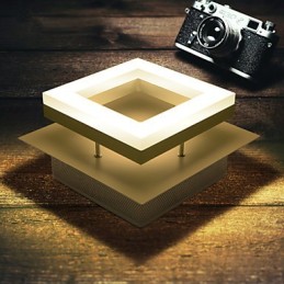 9W Modern Contemporary Acrylic Flush Mount