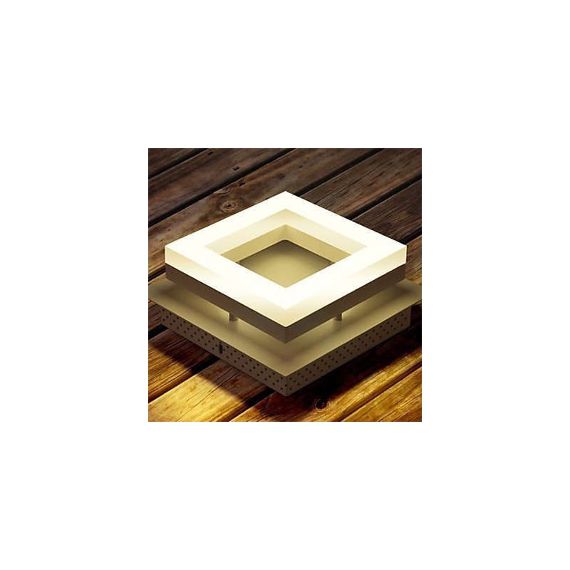 9W Modern Contemporary Acrylic Flush Mount