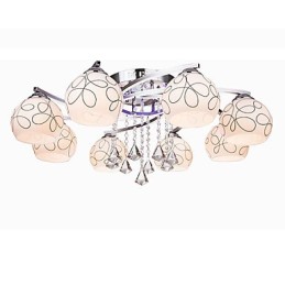 Chandelier Modern Crystal Living 8 lights