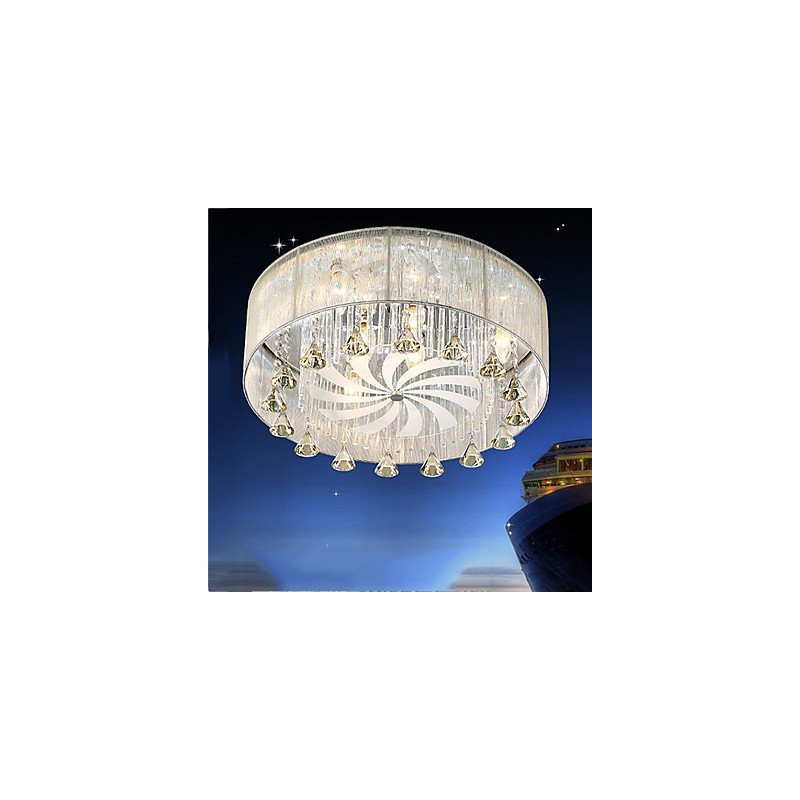 Flush Mount Crystal Modern Contemporary Glass