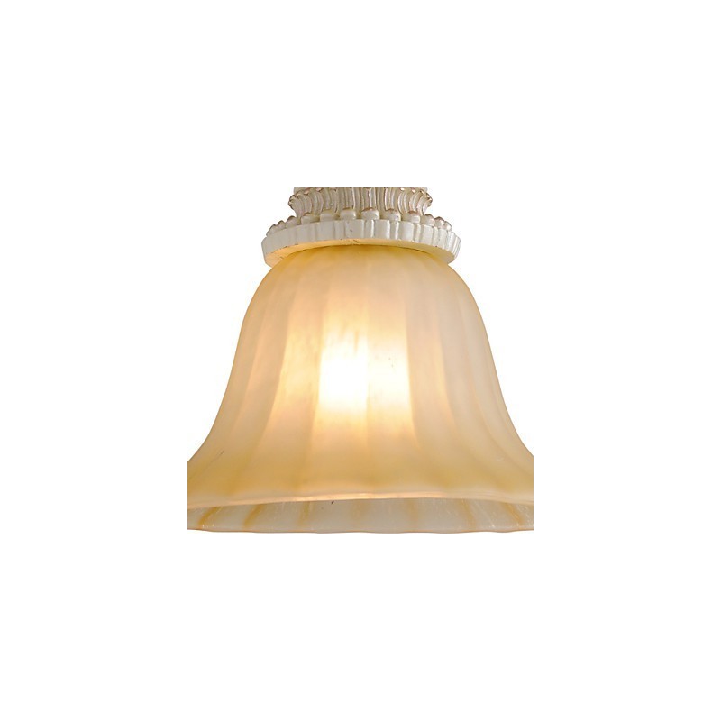 Traditional Classic Mini Style Painting Resin Flush Mount Spot Lights