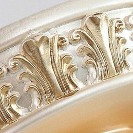 Traditional Classic Mini Style Painting Resin Flush Mount Spot Lights