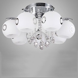 Flush Mount Crystal Modern Contemporary Glass