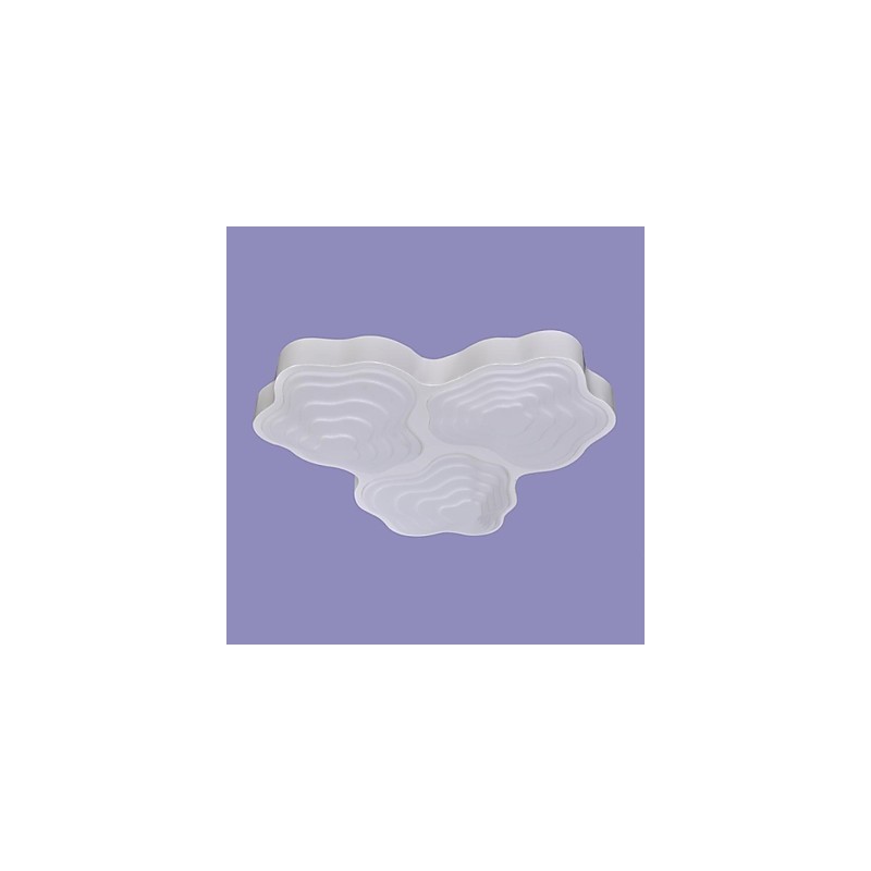 Ceiling Lamps 3 Light Artistic Stainless Steel Plating