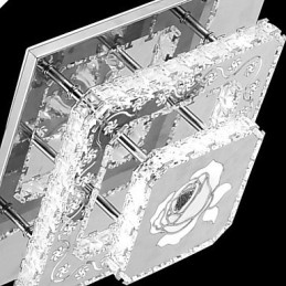 Flush Mounted Crystal Modern Contemporary Living Bed Kids