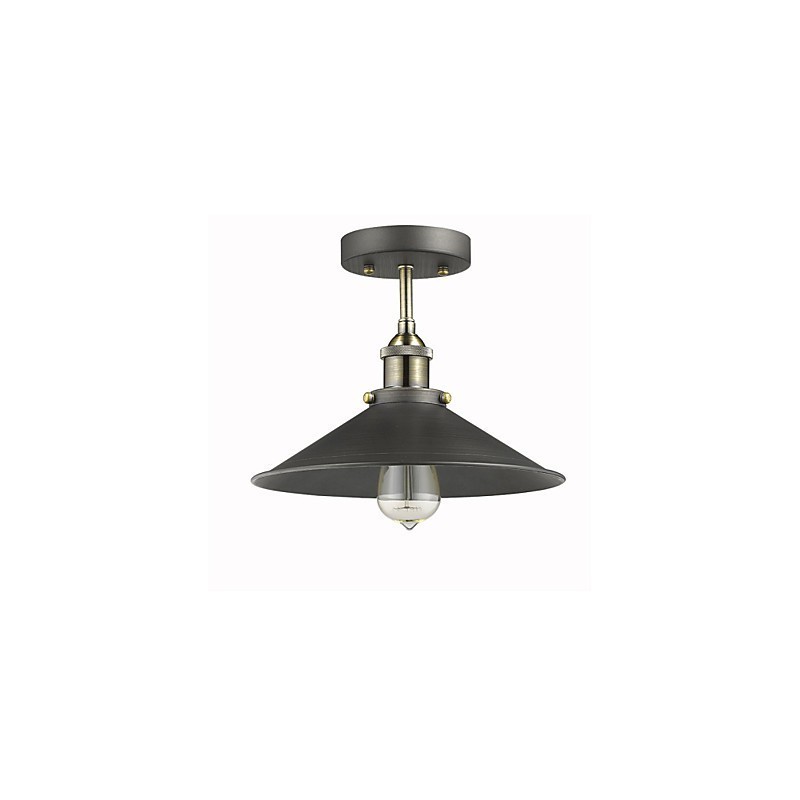 Vintage Mini Edison Ceiling Light 1 Light Metal Flush Mount