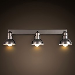 Flush Mount Trinal head Light White Glass Aluminum Frame Fashion Modern