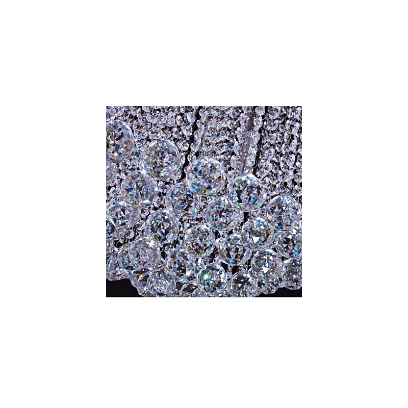 Flush Mount Crystal Modern Contemporary Metal