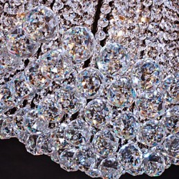 Flush Mount Crystal Modern Contemporary Metal