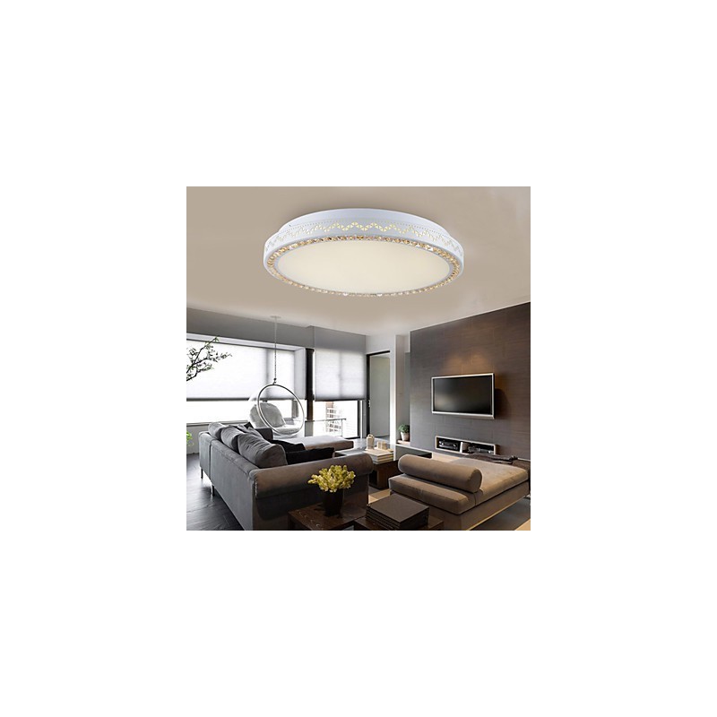 90~265V Flush Mount Crystal Modern Contemporary Metal Metal