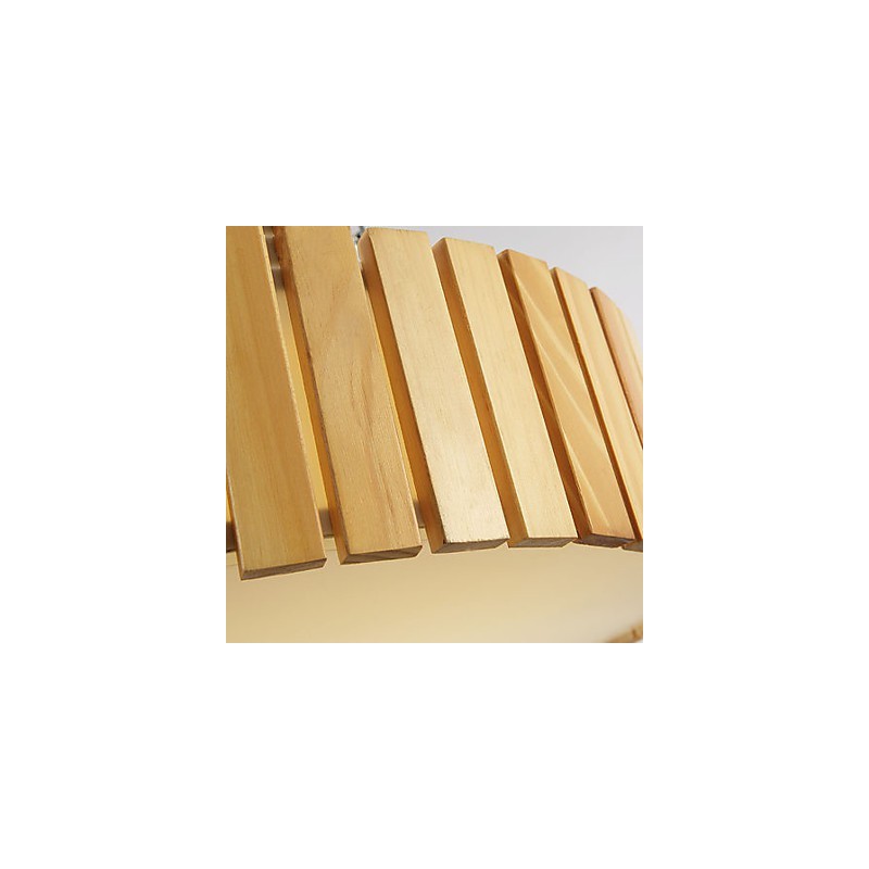 Flush Mount Traditional Classic Wood Bamboo