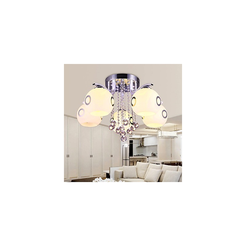 Flush Mount Crystal Modern Contemporary Glass