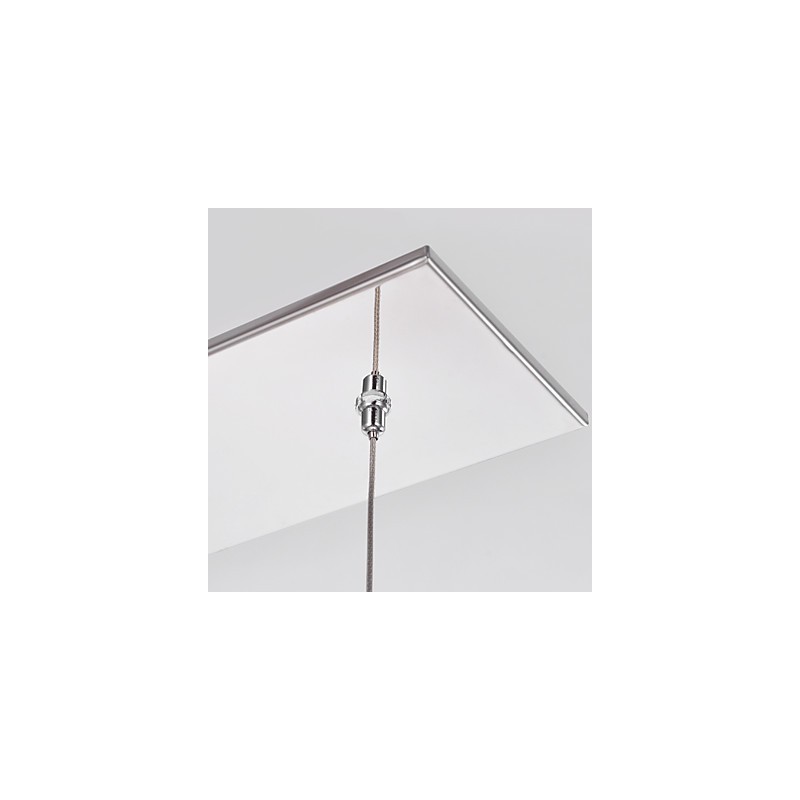 Modern Contemporary Island Crystal Chrome Metal Pendant Light