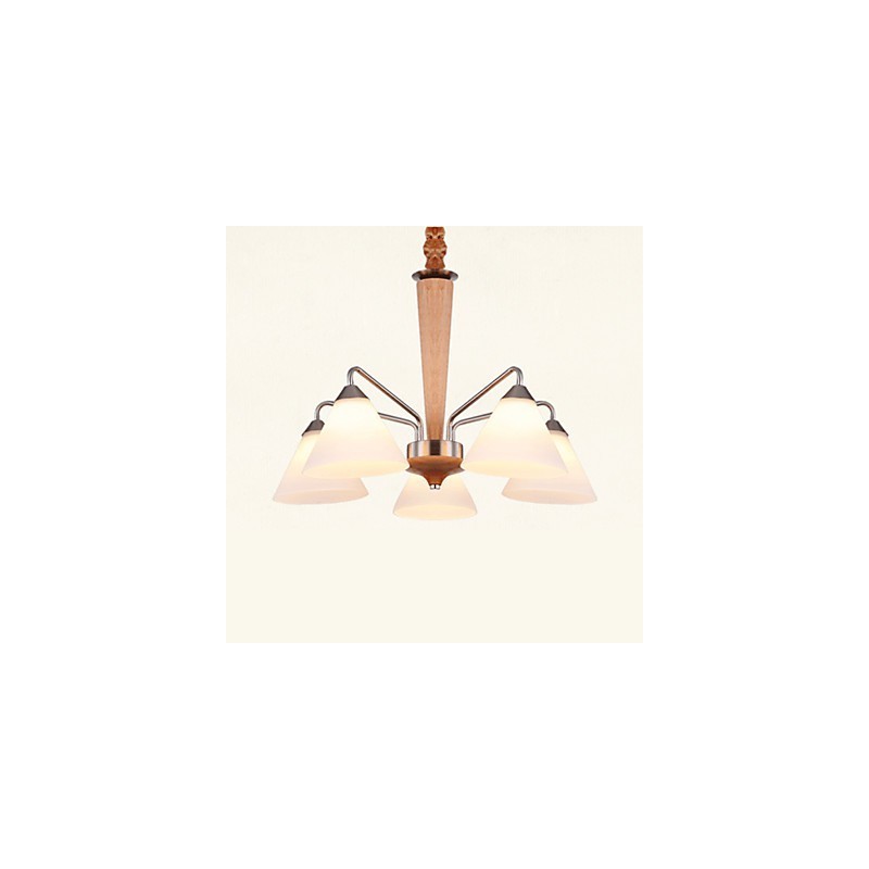 Flush Mount Mini Style Modern Contemporary Wood Bamboo