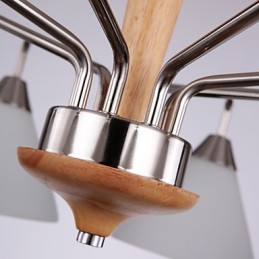 Flush Mount Mini Style Modern Contemporary Wood Bamboo