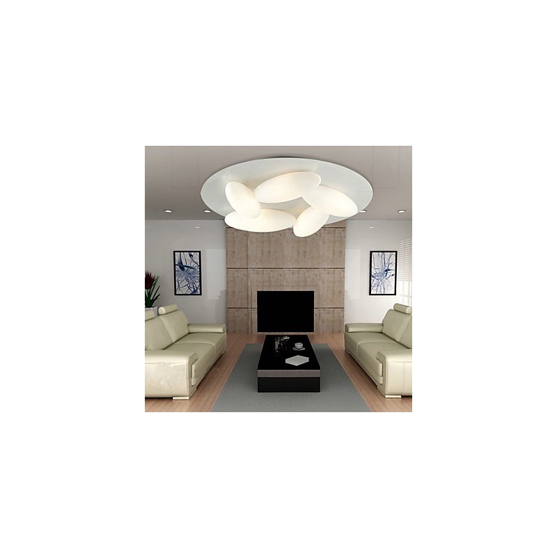 Modern Flush Mount with 5 Lights (G9 Bulb Base)