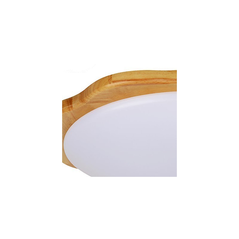 Flush Mount Traditional Classic Wood Bamboo
