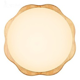 Flush Mount Traditional Classic Wood Bamboo