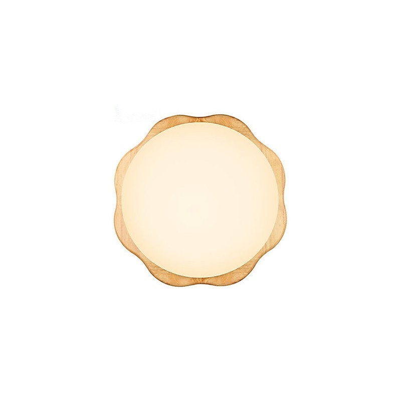 Flush Mount Traditional Classic Wood Bamboo