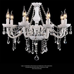 Chandelier Crystal Modern 8 Lights Contemporary Glass
