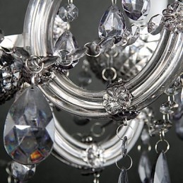 Modern Contemporary Crystal Metal Flush Mount