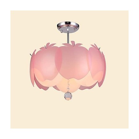 Modern Contemporary Crystal Others Metal Flush Mount