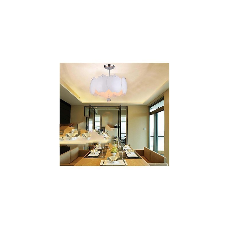 Modern Contemporary Crystal Others Metal Flush Mount