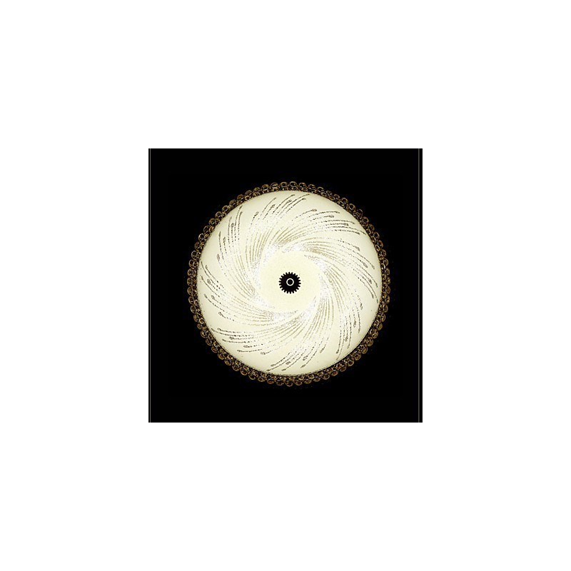 Modern Luxury Crystal Light Absorb Dome Light SMD Double Color Diameter 50CM