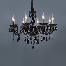 Modern Contemporary Crystal Electroplated Chandelier