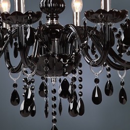 Modern Contemporary Crystal Electroplated Chandelier