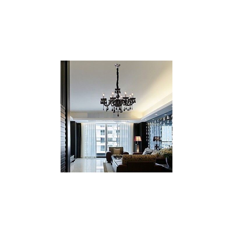 Modern Contemporary Crystal Electroplated Chandelier