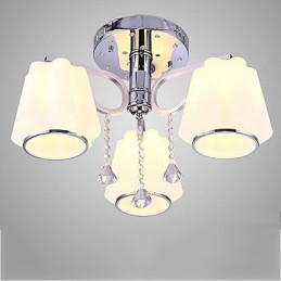 Flush Mount Crystal Modern Contemporary Glass