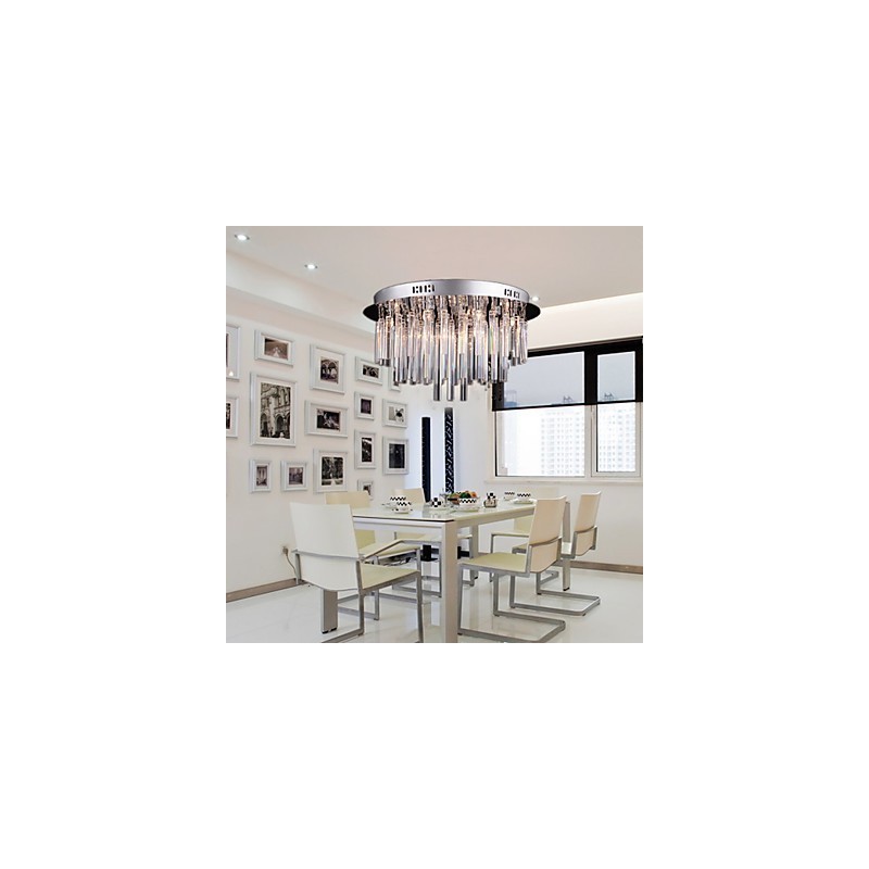 Modern Crystal Chandelier with 12 Lights