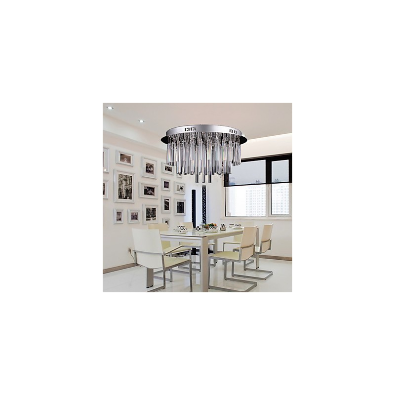 Modern Crystal Chandelier with 12 Lights