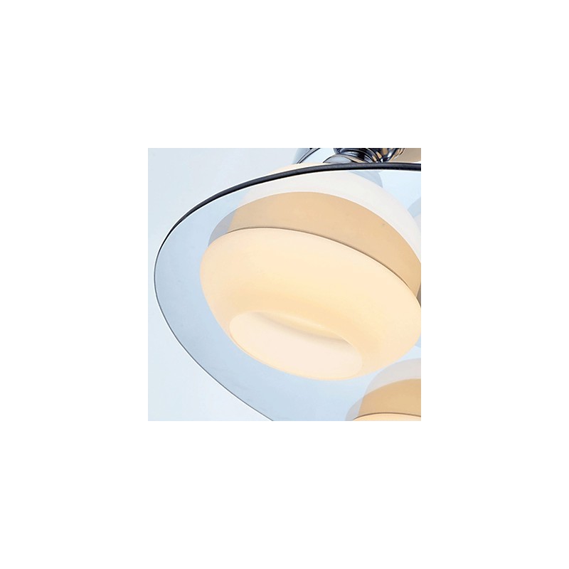 Modern Ceiling Light Flush Mount 5 Lights Contemporary Metal