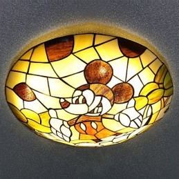 The Mediterranean Dome Light Sweet Children Mickey Mouse Dome Light 40 Cm in Diameter