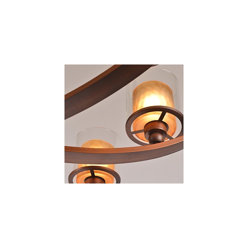 Traditional Classic Retro Mini Style Painting Metal Chandelier