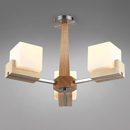 Flush Mount Mini Style Modern Contemporary Wood
