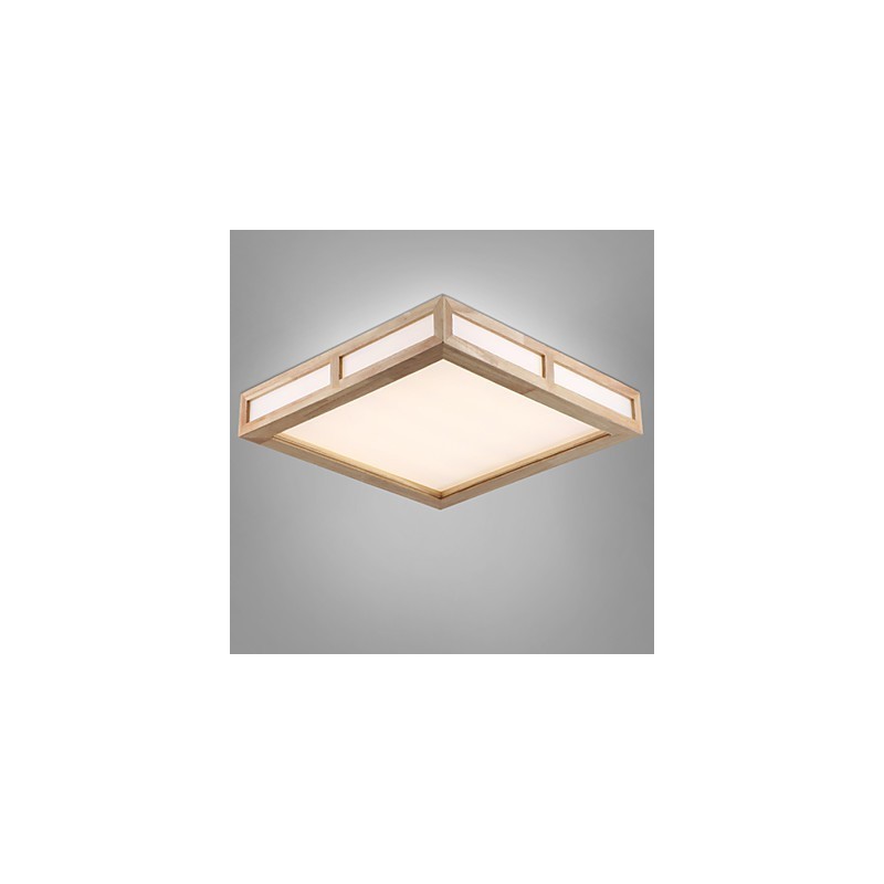 Flush Mount Mini Style Modern Contemporary Wood Bamboo
