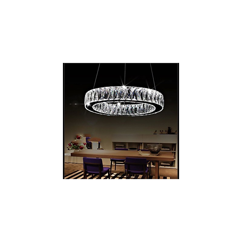 Crystal Chandelier Lights Lighting Modern Single Rings K9 Large Crystal Indoor Ceiling Light Fixtures