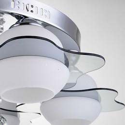 Modern Ceiling Light Flush Mount 3 Lights Contemporary Metal