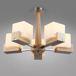Flush Mount Mini Style Modern Contemporary Bamboo