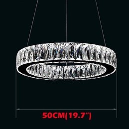 Crystal Chandelier Lights Lighting Modern Single Rings K9 Large Crystal Indoor Ceiling Light Fixtures