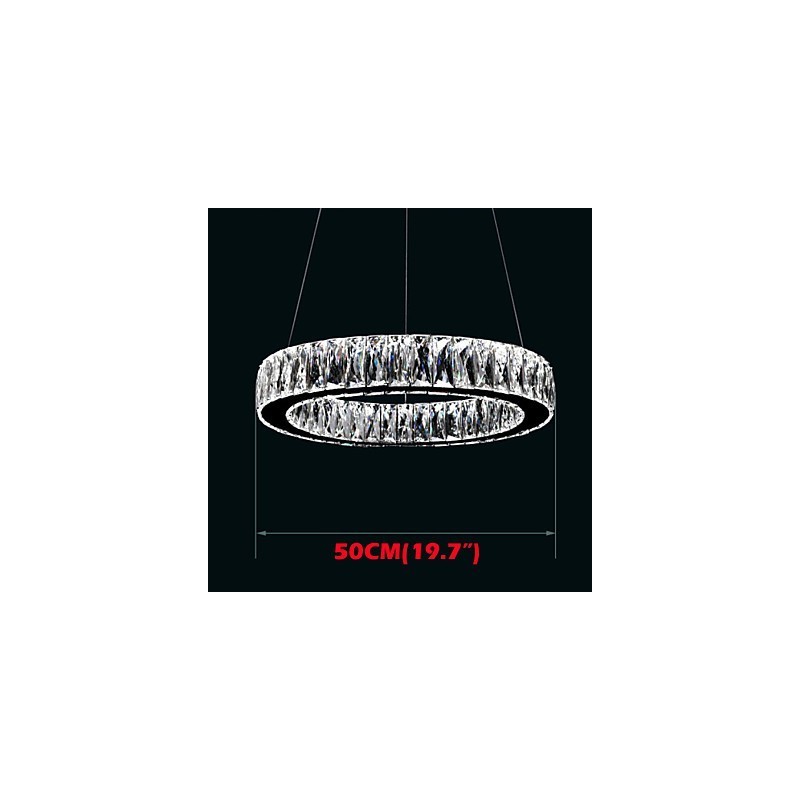 Crystal Chandelier Lights Lighting Modern Single Rings K9 Large Crystal Indoor Ceiling Light Fixtures