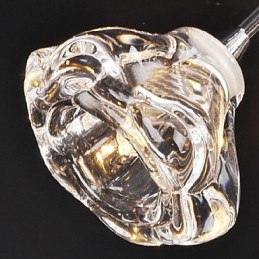 Modern Contemporary Rustic Lodge Chrome Metal Flush Mount