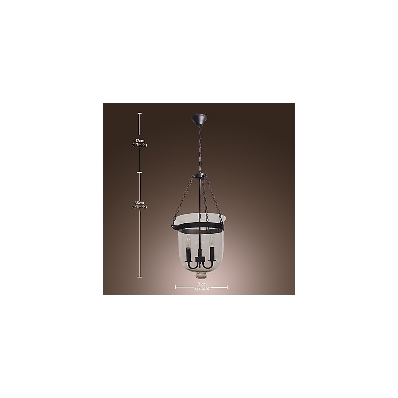 Traditional Classic Vintage Mini Style Electroplated Chandelier