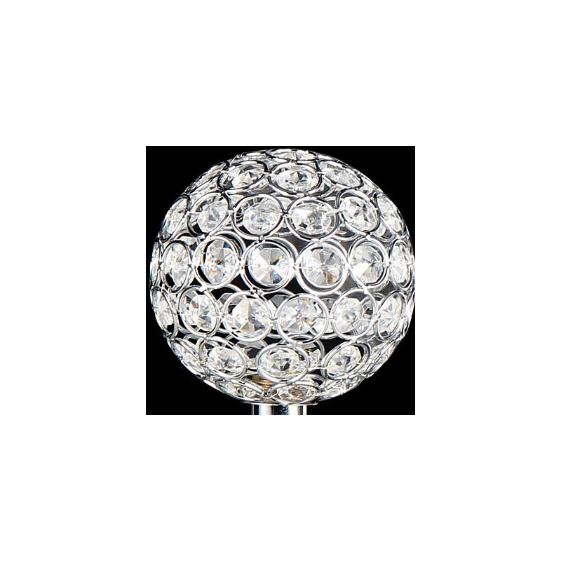 Modern Contemporary Crystal Chrome Metal Flush Mount
