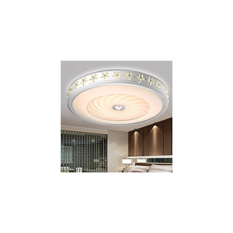 Modern Contemporary Crystal Others Metal Flush Mount