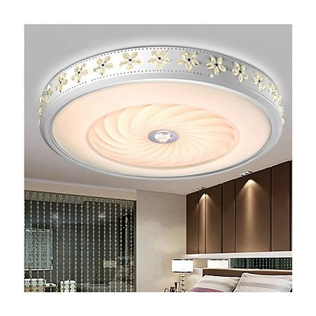 Modern Contemporary Crystal Others Metal Flush Mount